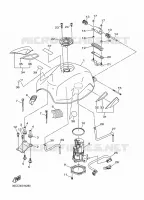 RESERVOIR A ESSENCE pour Yamaha DIVERSION 600 de 2016