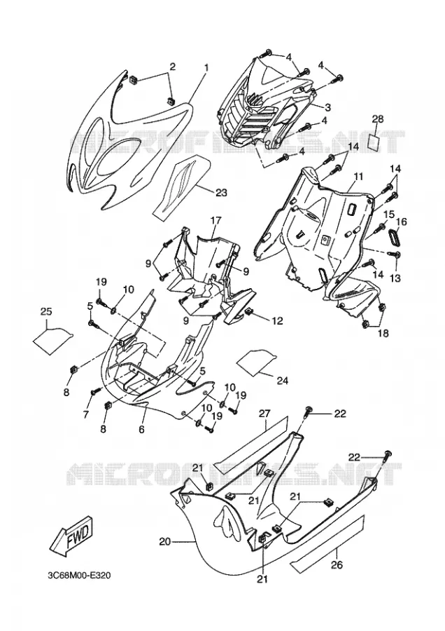 PROTEGE JAMBES Yamaha SCOOTER 50 2006 NITRO  YQ50