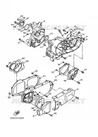 CARTER MOTEUR pour Yamaha XC100 de 2005