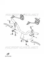 COMMODO / LEVIER pour Yamaha XC100 de 2005