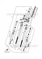 FOURCHE pour Yamaha XC100 de 2005