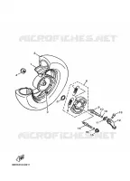 ROUE ARRIERE pour Yamaha XC100 de 2005
