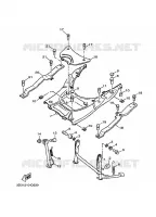 SUPPORT / REPOSE PIEDS pour Yamaha XC100 de 2005