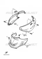 COUVERCLE LATERAL pour Yamaha XC100 de 2005