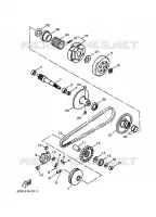 EMBRAYAGE DE DEMARREUR pour Yamaha XC100 de 2005