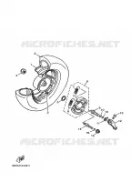ROUE ARRIERE pour Yamaha XC100 de 2005