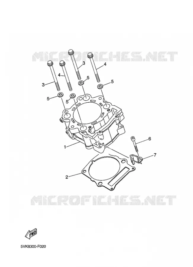 CYLINDRE Yamaha MOTO 660 2009 XTR  XT660R
