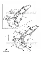 CADRE pour Yamaha DT125 de 2007
