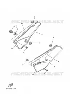 COUVERCLE LATERAL pour Yamaha DT125 de 2007