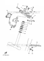 DIRECTION pour Yamaha DT125 de 2007