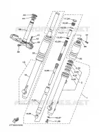 FOURCHE 2 pour Yamaha DT125 de 2007