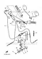 GUIDON ET CABLES pour Yamaha DT125 de 2007