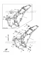 CADRE pour Yamaha DT125 de 2008
