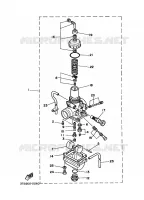 CARBURATEUR pour Yamaha DT125 de 2008
