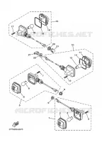 CLIGNOTANT 2 pour Yamaha DT125 de 2008