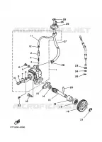 POMPE A HUILE pour Yamaha DT125 de 2008