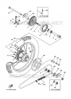 ROUE ARRIERE pour Yamaha DT125 de 2008