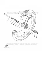 ROUE AVANT 2 pour Yamaha DT125 de 2008
