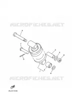 AMORTISSEUR ARRIERE pour Yamaha YSR80 de 1991