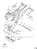 CADRE pour Yamaha YSR80 de 1991