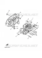CARTER MOTEUR pour Yamaha YSR80 de 1991