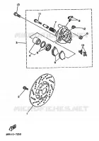 ETRIER DE FREIN AVANT pour Yamaha YSR80 de 1991