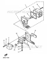 FEU ARRIERE pour Yamaha YSR80 de 1991