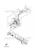 POMPE A HUILE pour Yamaha YSR80 de 1991