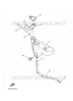 RESERVOIR D'HUILE pour Yamaha YSR80 de 1991