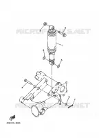 AMORTISSEUR ARRIERE pour Yamaha YFM350FW-X de 1997