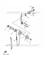 ARBRE A CAMES / CHAINE DE DISTRIBUTION pour Yamaha YFM350FW-X de 1997