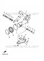 BRAS ARRIERE pour Yamaha YFM350FW-X de 1997