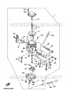 CARBURATEUR pour Yamaha YFM350FW-X de 1997