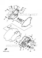 CARTER   MOTEUR 2 pour Yamaha YFM350FW-X de 1997