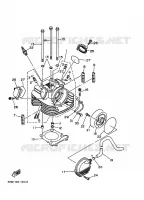 CULASSE pour Yamaha YFM350FW-X de 1997