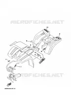 EMBLEME / ETIQUETTE 3 pour Yamaha YFM350FW-X de 1997
