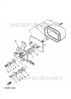 FEU ARRIERE 2 pour Yamaha YFM350FW-X de 1997