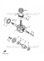 VILEBREQUIN / PISTON pour Yamaha YFM350FW-X de 1997