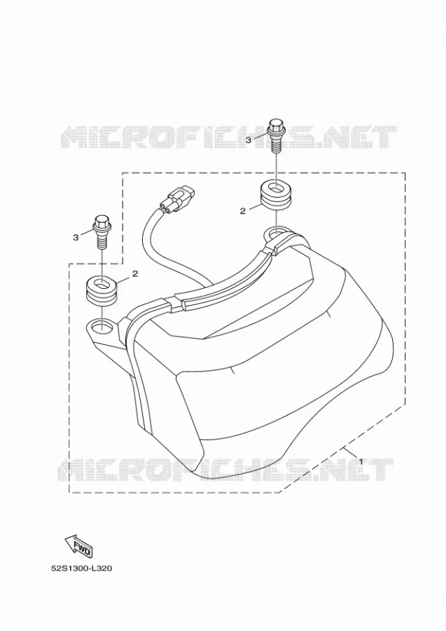 FEU ARRIERE Yamaha SCOOTER 151 2016 XENTER  HW151