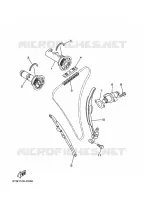 ARBRE A CAMES / CHAINE DE DISTRIBUTION pour Yamaha YFZ450 de 2008