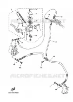 MAITRE CYLINDRE DE FREIN AVANT pour Yamaha YFZ450 de 2008