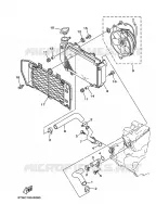RADIATEUR / DURITES pour Yamaha YFZ450 de 2008