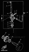 POMPE A HUILE pour Yamaha CW50RS de 2001