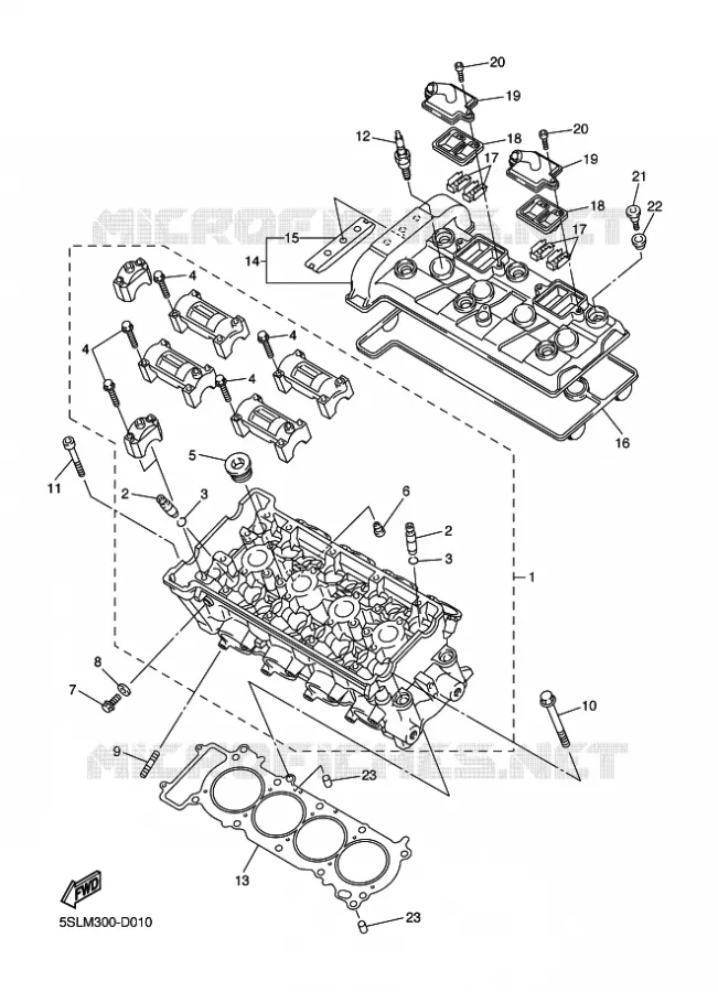 CYLINDRE Yamaha MOTO 600 2005 R6  YZF-R6
