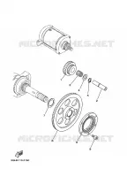 EMBRAYAGE DE DEMARREUR pour Yamaha YFM400AN de 2003