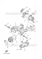 BRAS ARRIERE pour Yamaha YFM400AN de 2004