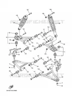 SUSPENSION / ROUE AVANT pour Yamaha YFM400AN de 2004