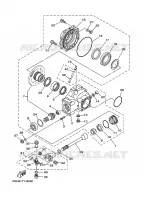 CARDAN / COUPLE CONIQUE pour Yamaha YFM350A de 2007