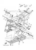 CADRE pour Yamaha YFM350A de 2008