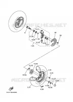 ROUE AVANT pour Yamaha YFM350A de 2008